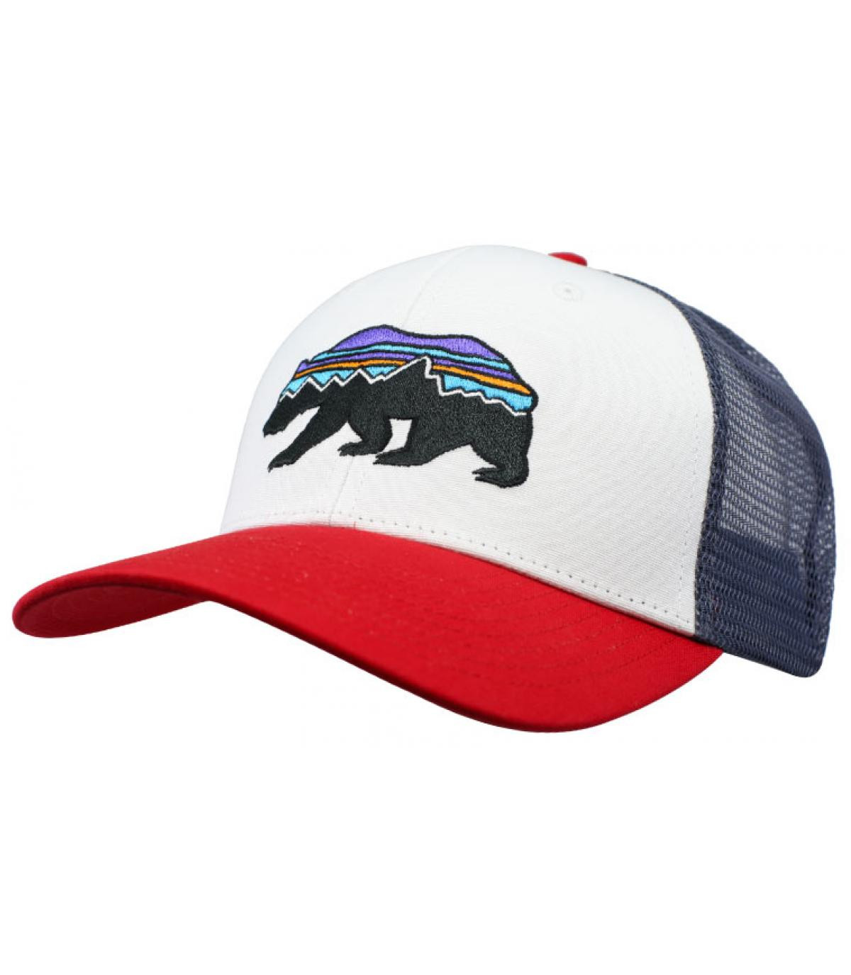 Fitz Roy Bear Trucker white Patagonia